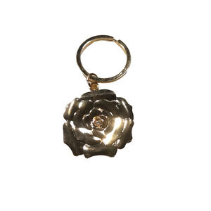 Rose Keychain Rise Gold Feminine Flower